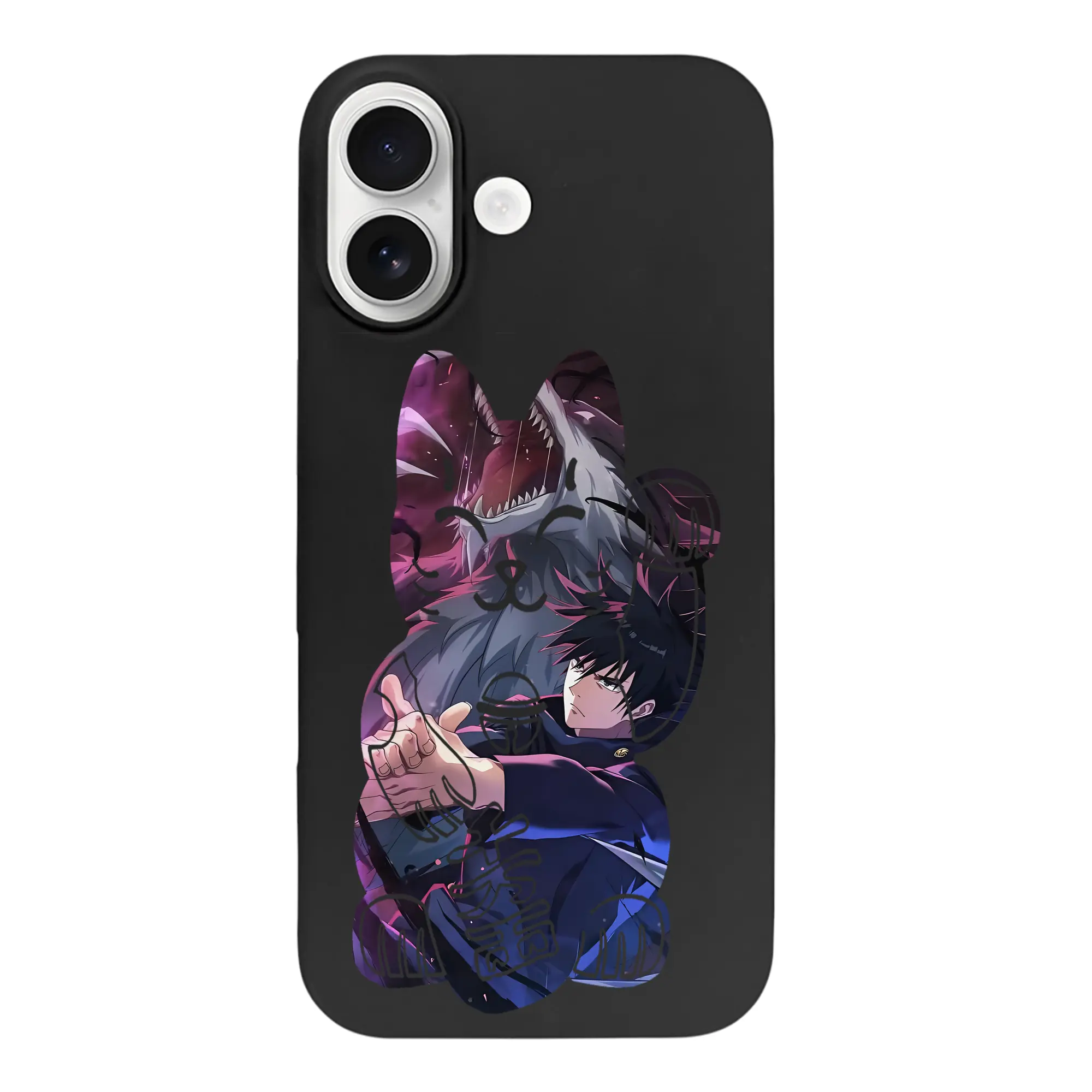 呪術廻戦 グッズ,伏黒 恵 - iPhone 17 シリーズ シリコンケース 薄型 耐衝撃 指紋防止 ソフトタッチカバー 精密フィット 傷防止 保護ケース iPhone 17/17 Air/17 Pro/17 Pro Max 対応